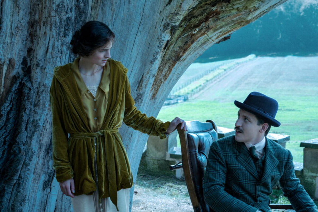 Connie and Clifford from Lady Chatterley's Lover (2022)