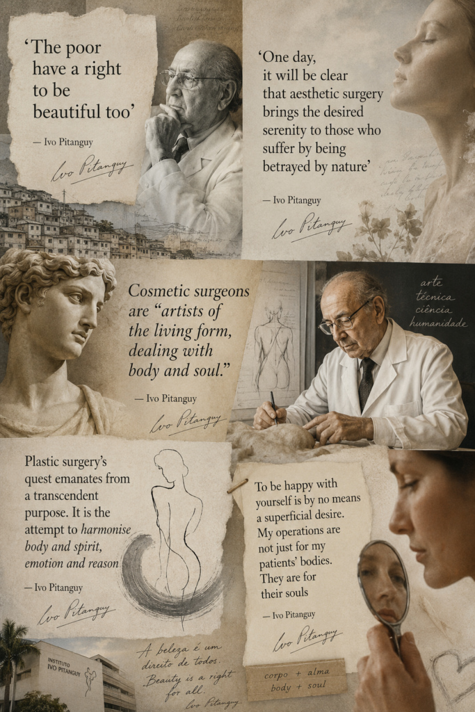 Ivo Pitanguy's philosophies on surgery